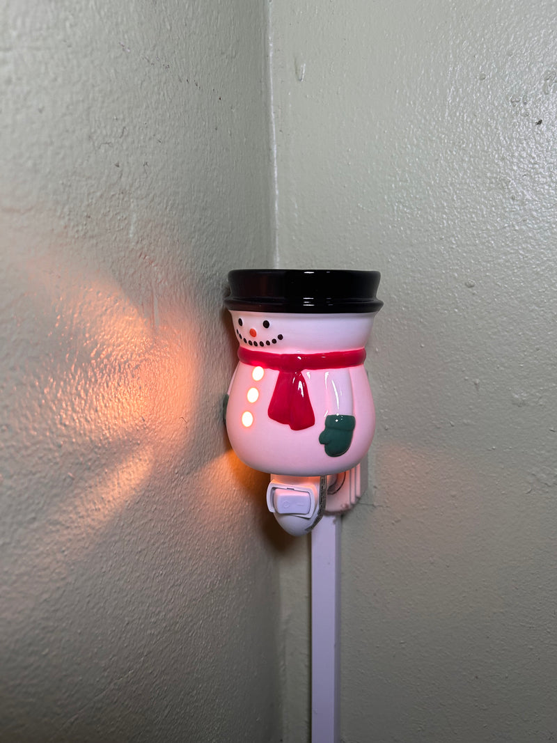 Snowman wax warmer